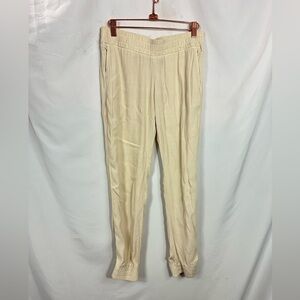 Monrow tan pull on joggers size XS